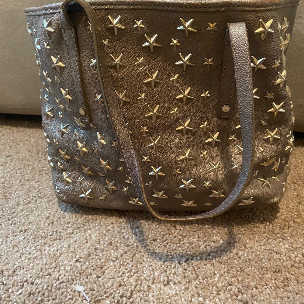 🚨🚨SOLD🚨🚨 GUC Jimmy Choo star studded tote - Picture 2 of 9